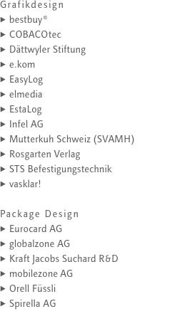Grafikdesign  E bestbuy&reg;  E COBACOtec  E D&auml;ttwyler Stiftung  E 